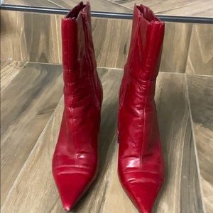 Nine West Red Boots